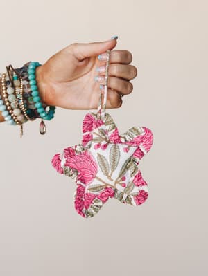 Star Flower Bag Charm: undefined