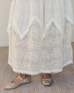 Spring And Lace Overall Dress - Blue M/L / Blue