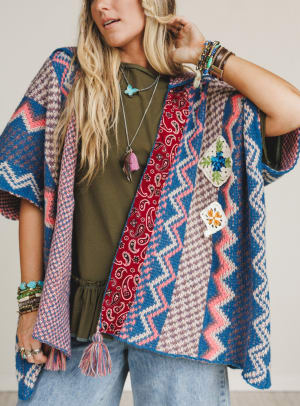 Go To Glow Print Sweater: undefined