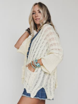 Island Escape Cardigan - Pineapple L / Pineapple