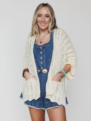 Island Escape Cardigan - Pineapple L / Pineapple