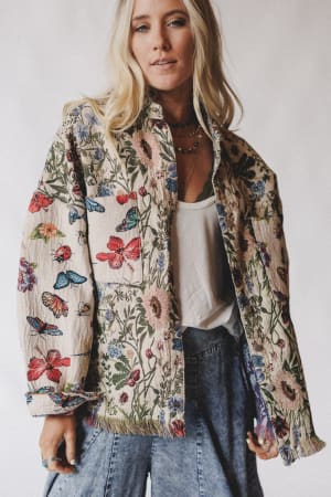 Butterfly Effect Jacquard Jacket: undefined