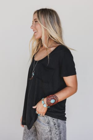 right-on-tee-shirt-black/Black