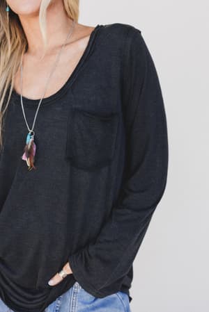right-on-tee-longsleeve-shirt-black/Black