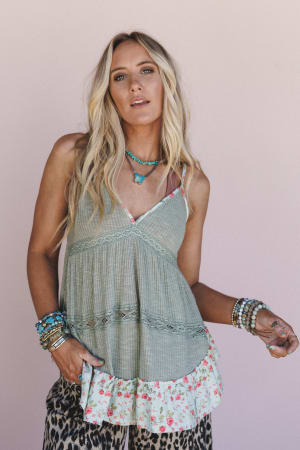 Soulmate Floral Print Top: undefined