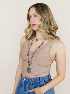 Simple is Sweet Bralette - Latte S / Latte
