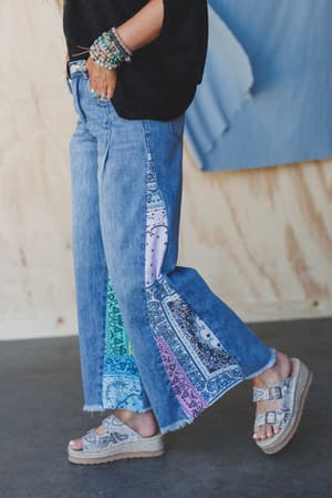 Paisley Drift Jeans: undefined