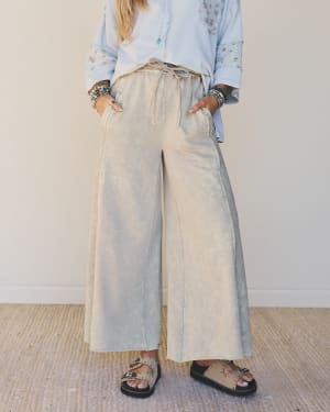 Hit the Mark Pants - Gray L / Gray