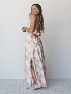 Flower Power Maxi Dress: undefined