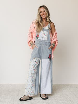 Sights of Change 3 Piece Bundle - Stripe Denim Stripe Denim