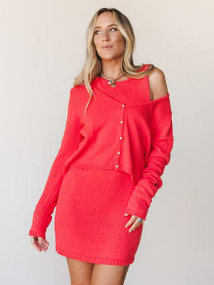 August Knit 2 Piece Bundle - Tomato Red Tomato Red