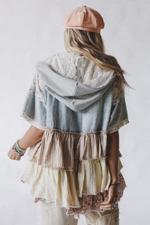 dandelion-doll-top-denim/Blue