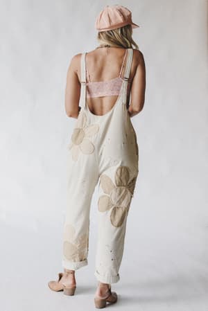 wild-wish-patchwork-jumpsuit-natural/Beige