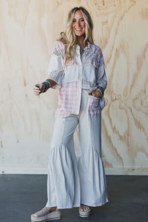 lost-in-love-button-down-top-natural/Beige