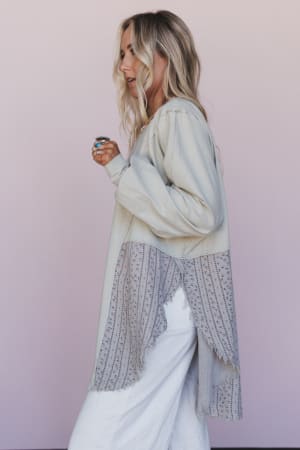 the-nest-nothing-better-contrast-top-sage-print/Green