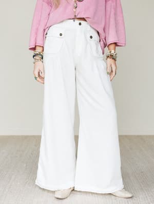 East Bay Loose Fit Cargo Jeans - White XL / White