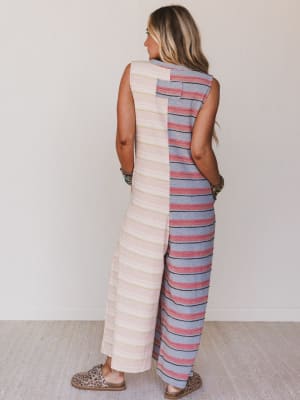 the-nest-cruise-lines-jumpsuit-pink-gray/Pink Gray