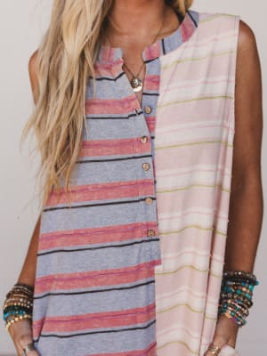 the-nest-cruise-lines-jumpsuit-pink-gray/Pink Gray