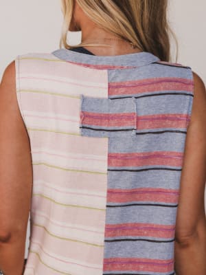 the-nest-cruise-lines-jumpsuit-pink-gray/Pink Gray