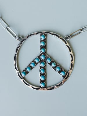Show Peace Necklace - Turquoise OS / Turquoise