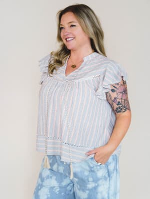 Meadow Sunrise Blouse
- Denim L / Denim