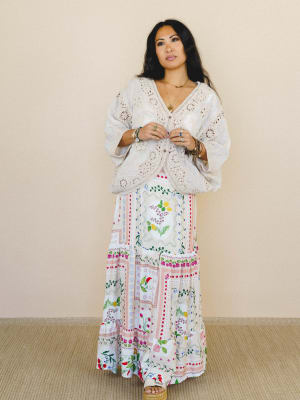 Meadow Sunrise Shawl - Natural M/L / Natural