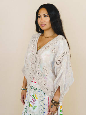 Meadow Sunrise Shawl - Natural M/L / Natural