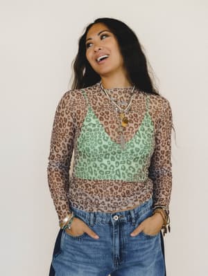 Out In the Wild Layering Top - Mocha M / Mocha