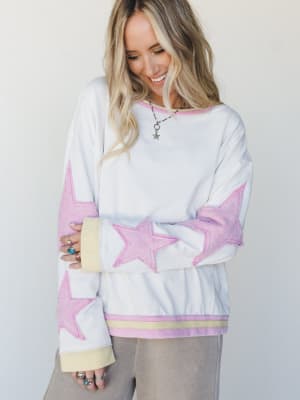Sky of Stars Long Sleeve Top: undefined