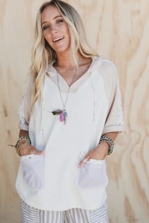 Just For You Hoodie Tunic Top: undefined