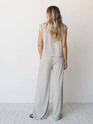 The Nest Lila Pant Set - Taupe XL / Taupe
