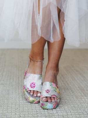 Summer Heel Slide - Floral 8 / Floral