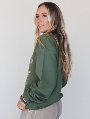The Nest Spirit Of The Wild Sweatshirt - Military Green S/M / Military Green