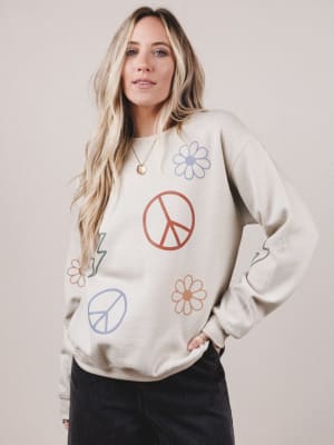 The Nest Boho All Over Sweatshirt: undefined
