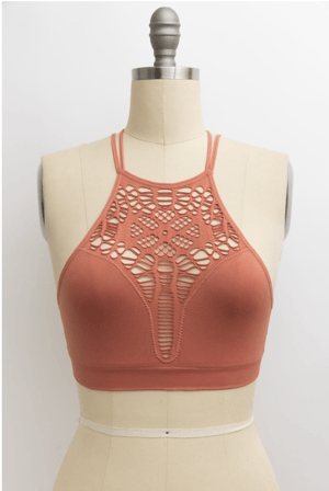 floral-cut-out-high-neck-bralette-rose/Rose