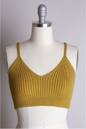 uma-ribbed-sweater-bralette-mustard/Mustard