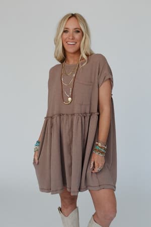 subtle-escape-textured-dress-acorn/Acorn
