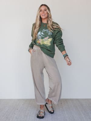 The Nest Spirit Of The Wild Sweatshirt - Military Green S/M / Military Green