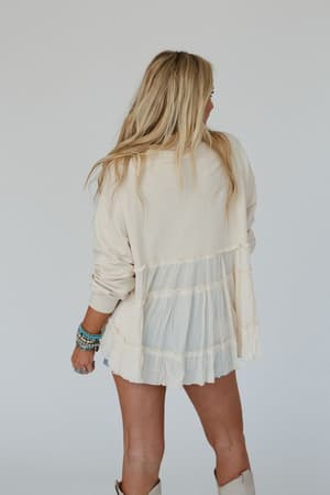 madeira-tiered-babydoll-top-beige/Beige