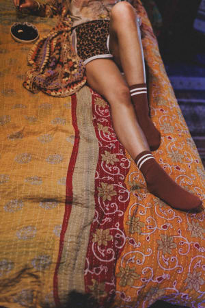 Sleepaway Style Retro Stripe Socks: undefined