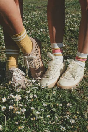 sleepaway-style-retro-stripe-socks-mustard/Mustard