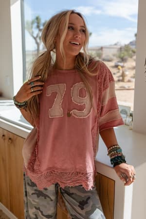 Slumber Party Patchwork Top: undefined