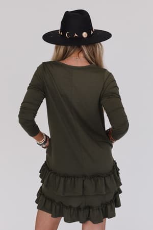 constance-ruffle-hem-long-sleeve-dress-olive-light/Olive