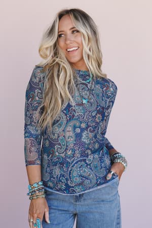 the-nest-sapphire-sky-paisley-top-teal/Blue