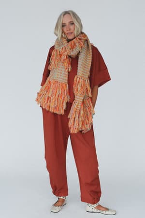 sugar-plum-fringe-scarf-yellow/Yellow