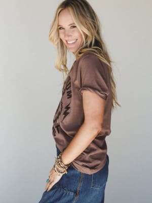 The Nest Rebel Mom Society Tee - Vintage Brown L/XL / Vintage Brown