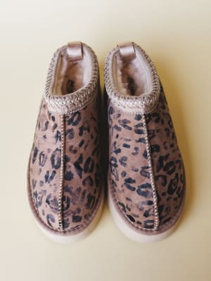 Tazz Platform Mule - Leopard Khaki 10 / Leopard Khaki