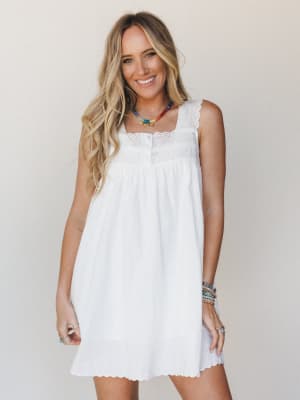 Meadow Moiselle Dress - Ivory L / Ivory