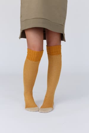 cozy-cabin-lounge-socks-mustard-1/Mustard