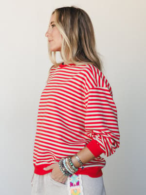 Now and Forever Pullover - Red Orange L / Red Orange